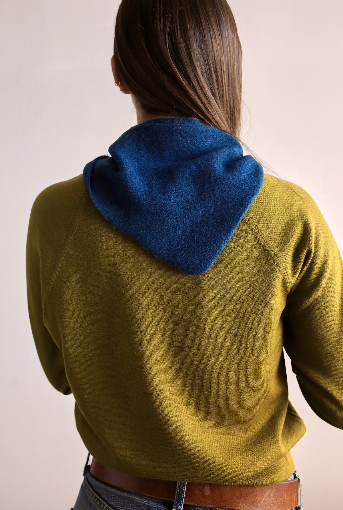 Wool Blend Cravat, Blue