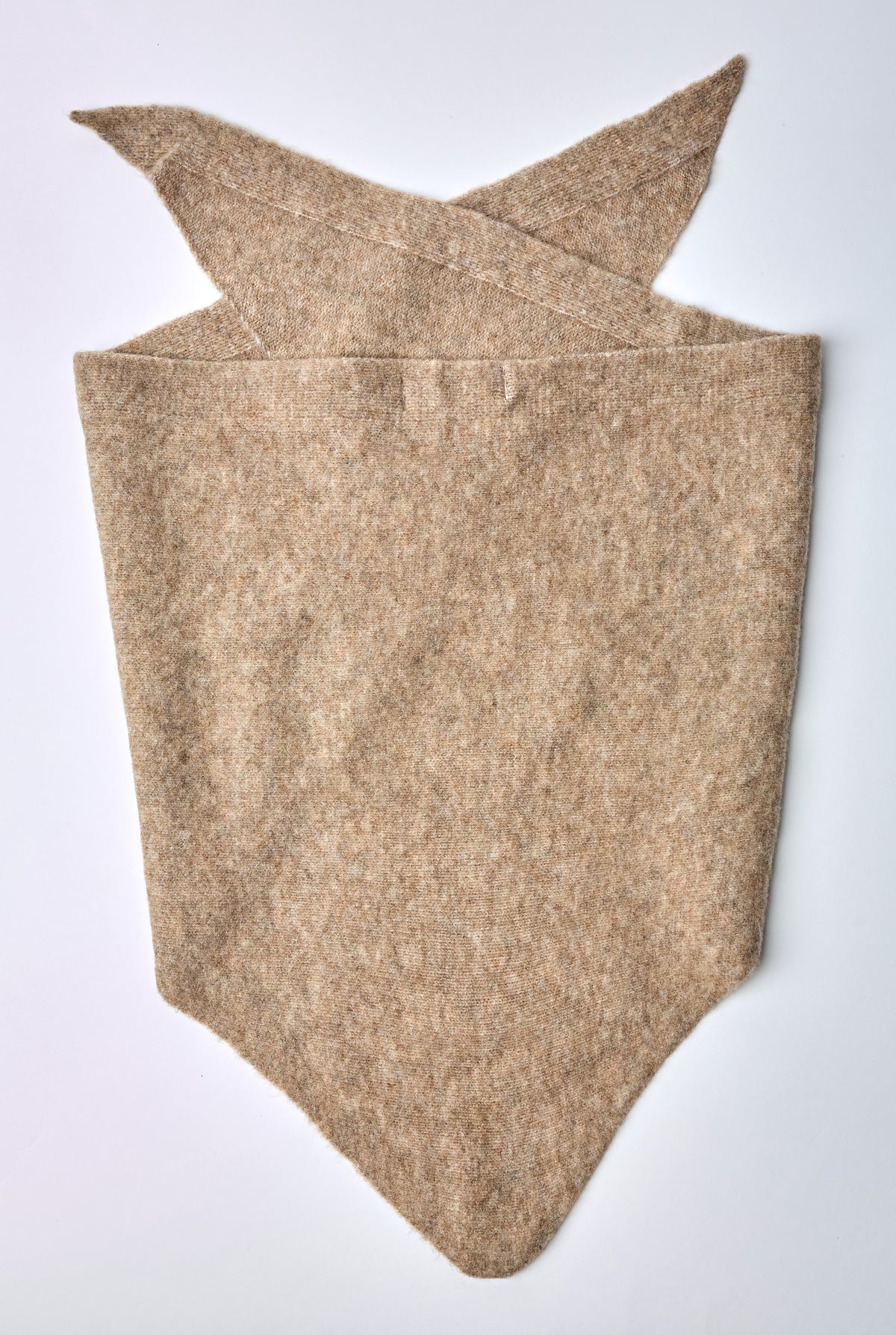 Wool Blend Cravat, Camel