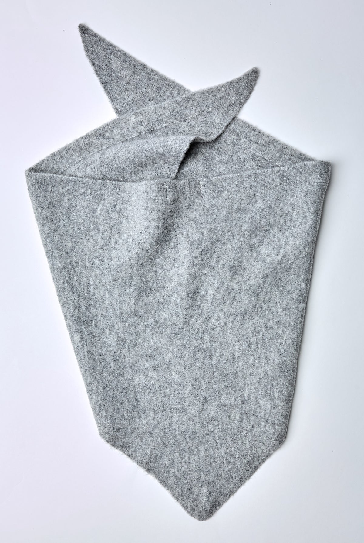 Cashmere Wool Blend Cravat, Grey