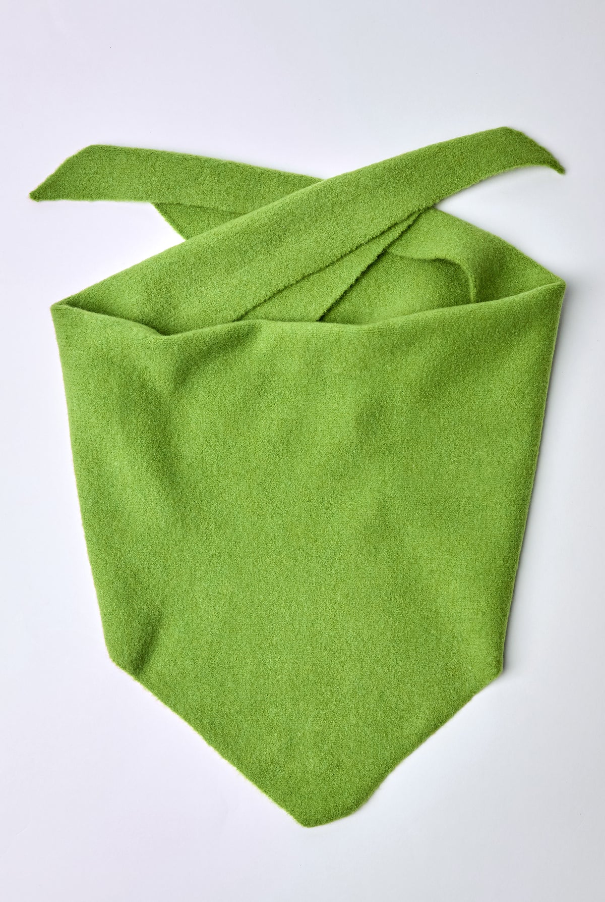 Wool Blend Cravat, Green